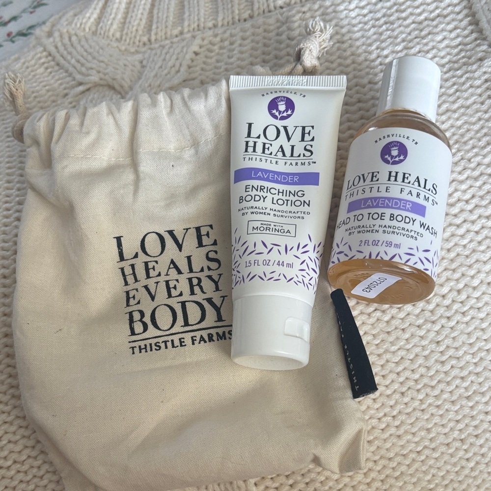 Love Heals Lavender Body Care Set